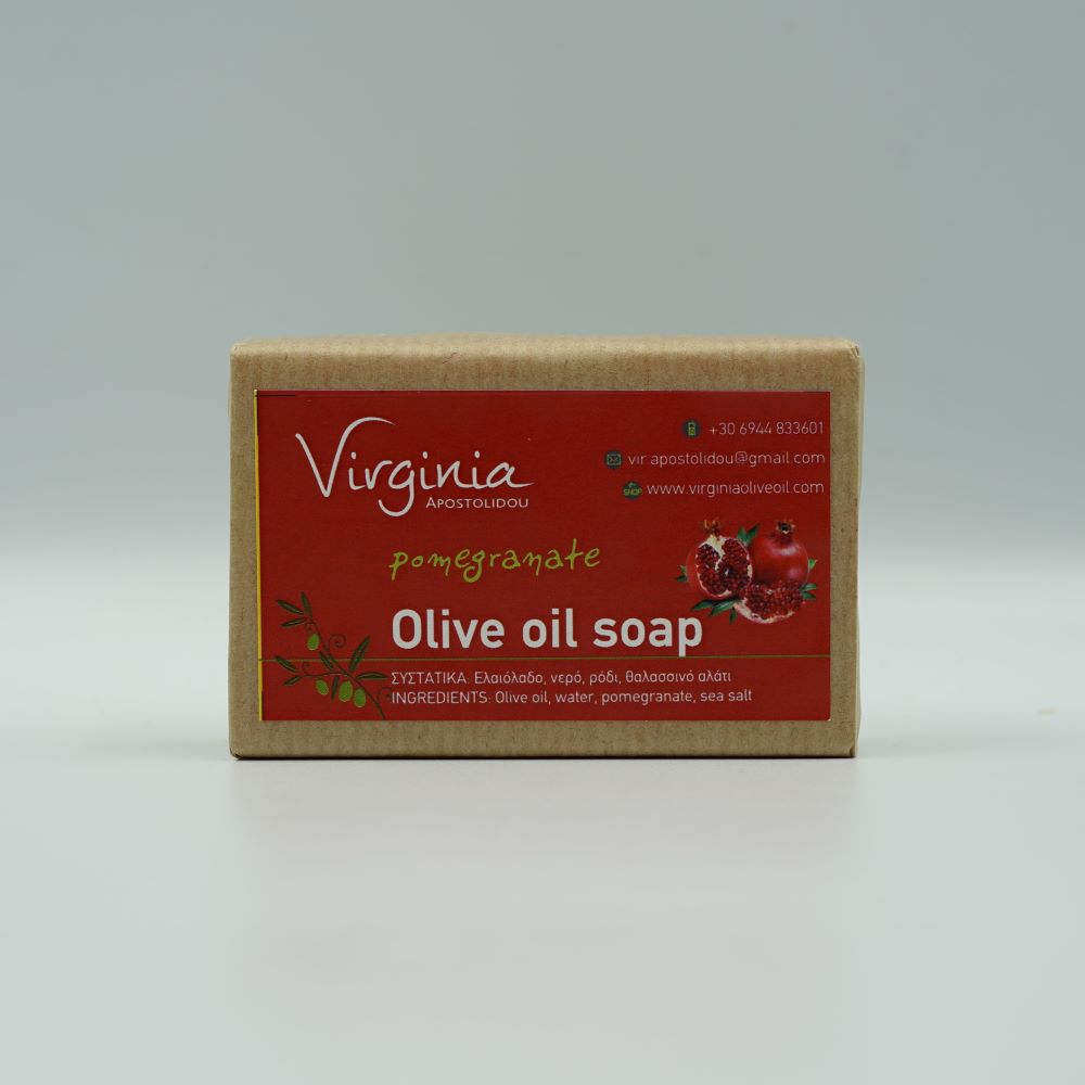 olive oil soap pomegranate