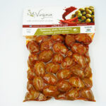 HALKIDIKI GREEN OLIVES WITH HOT CHILI 500gr