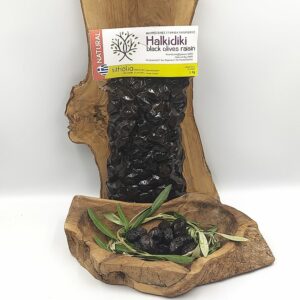 Halkidiki black olives raisin 1kg sitholia